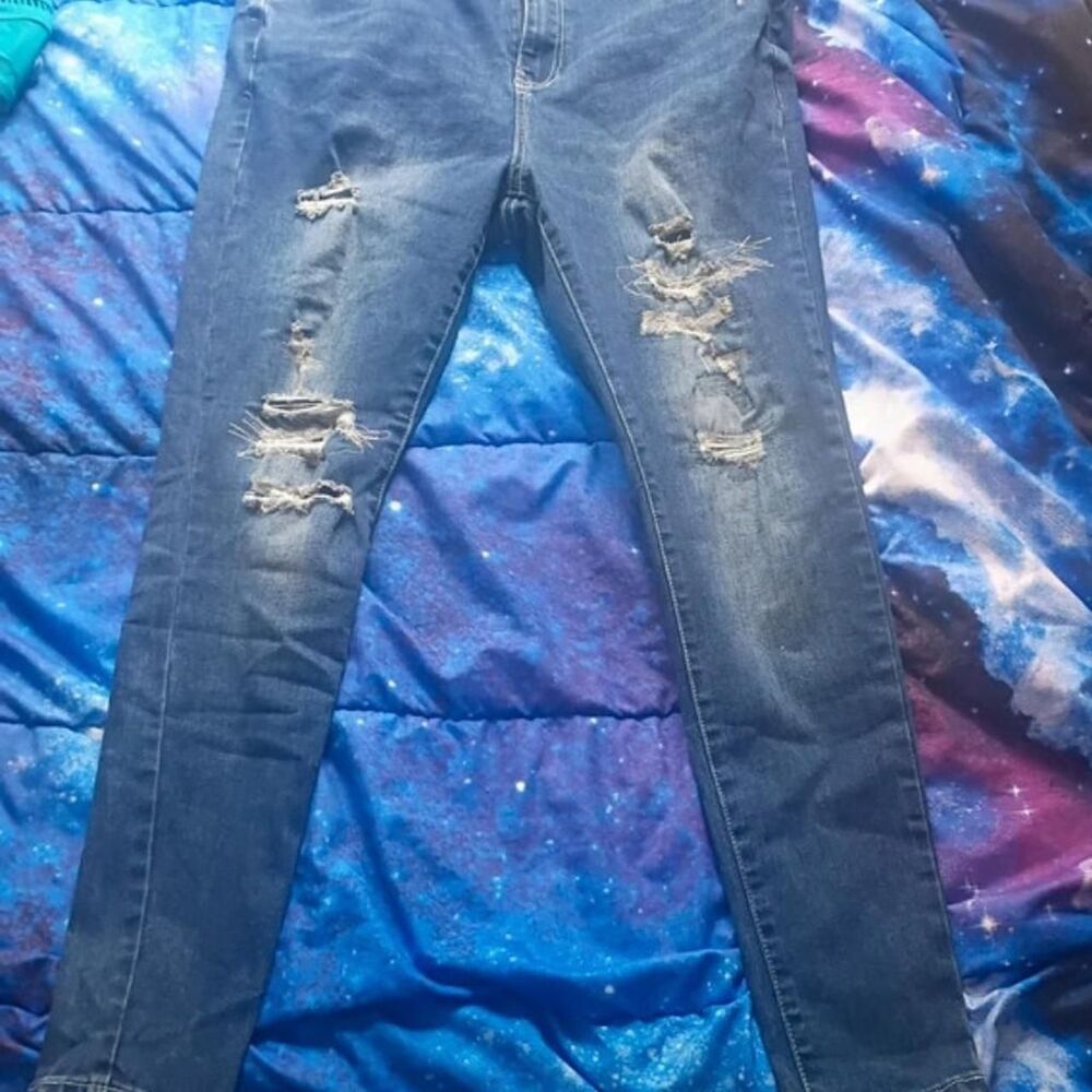 Unbranded Women's Blue and Navy Jeans